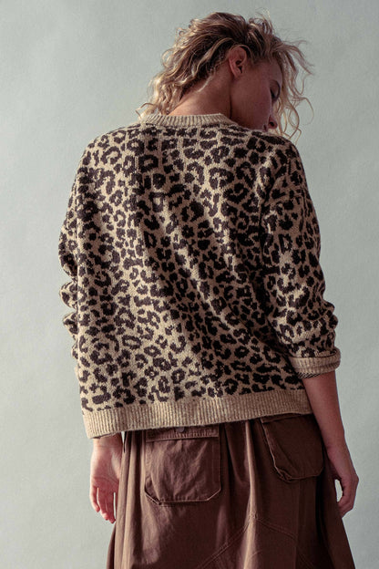 Leopard Print Cardigan