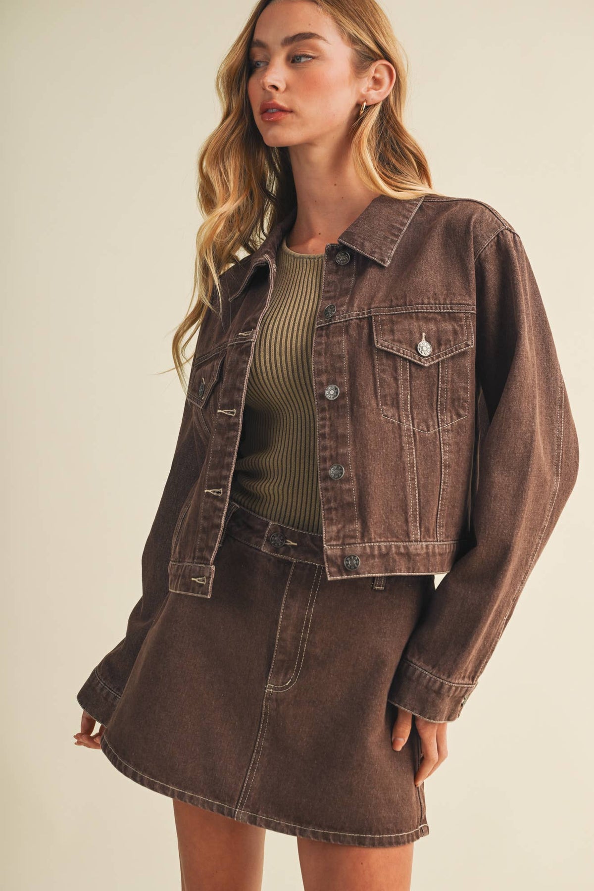 Ellison Rigid Denim Trucker Jacket