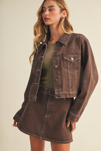 Ellison Rigid Denim Trucker Jacket