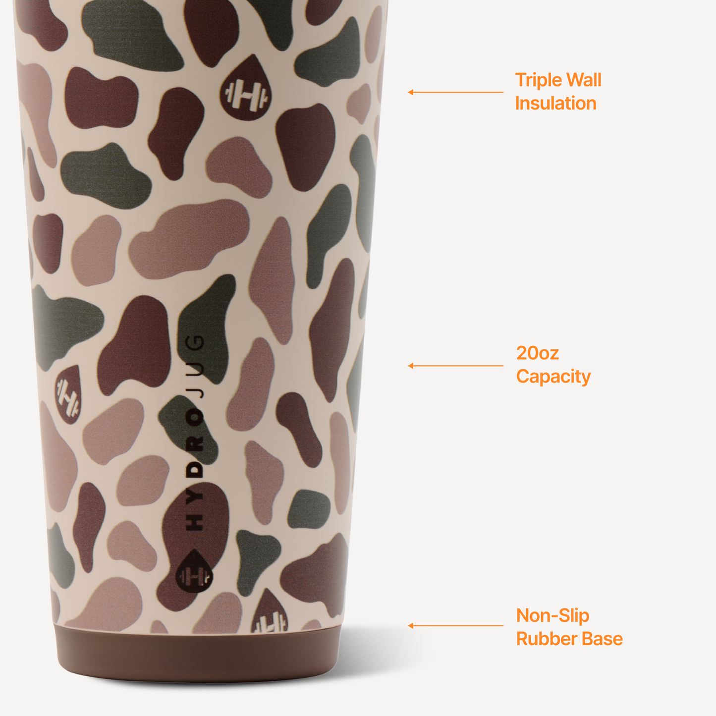 HydroJug - Duck Camo 20 oz Everyday Tumbler