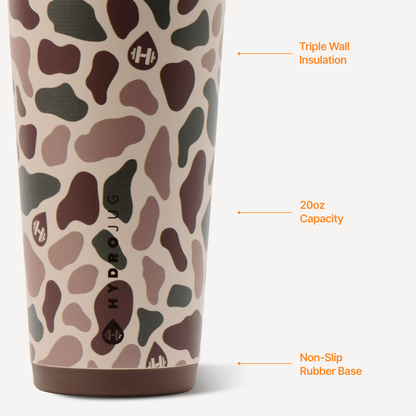 HydroJug - Duck Camo 20 oz Everyday Tumbler