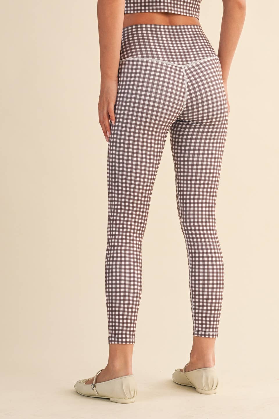 Gingham Print Leggings