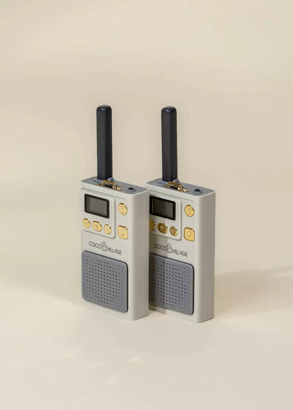 Set of 2 Walkie Talkies -  Beige