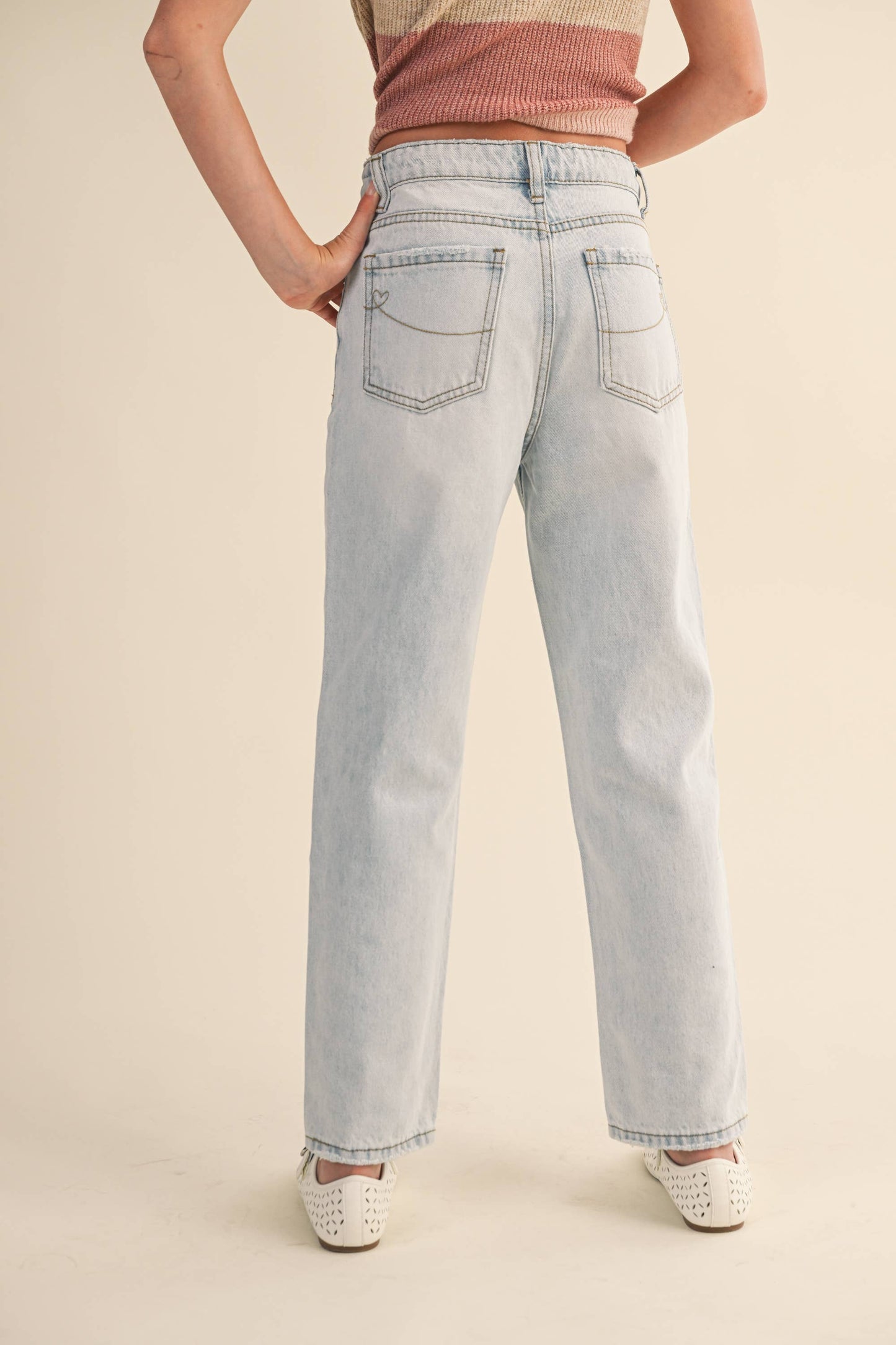 Girls Straight Jeans