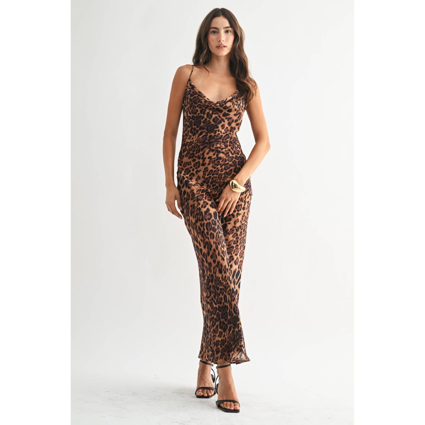 Lena Leopard Slip Dress