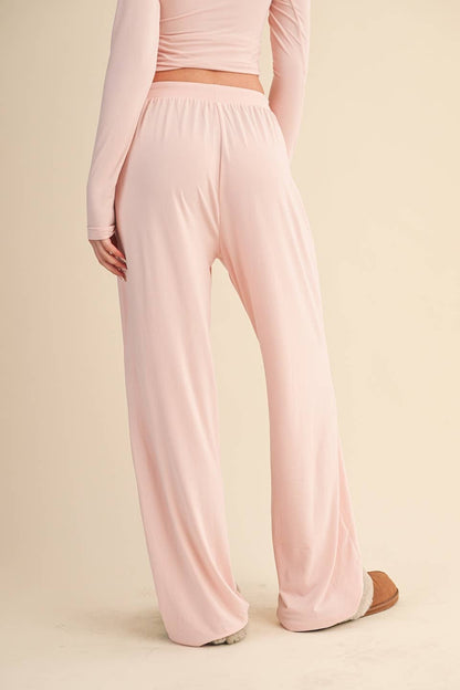 Jersey Wide Leg Pants