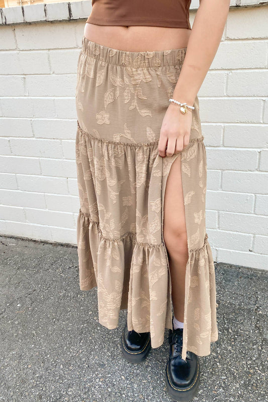 Kinsley Textured Tiered Skirt*