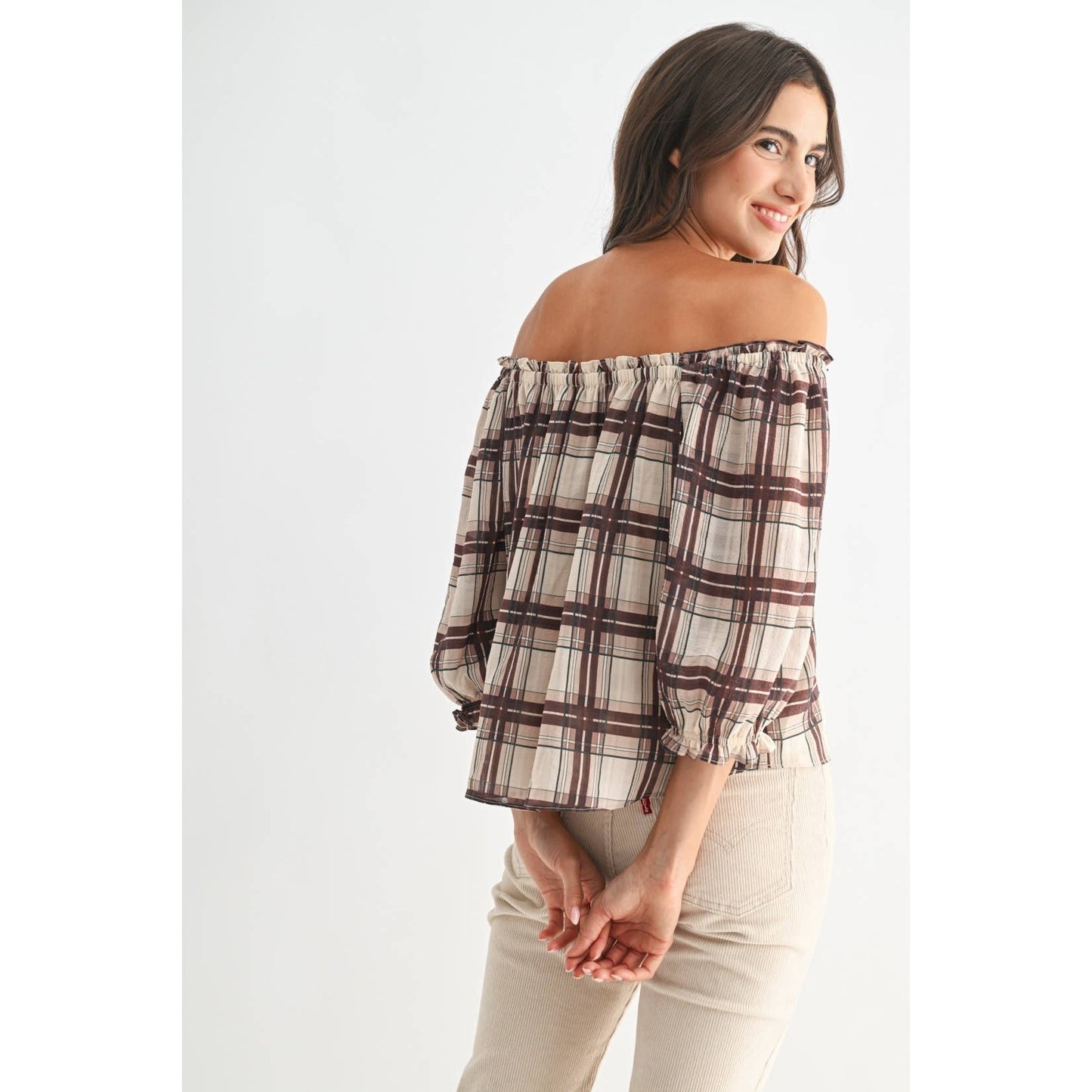 Kaye Plaid Blouse