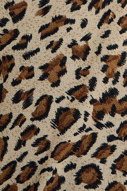 Cheetah Cowl Neck, Maxi Cami Top