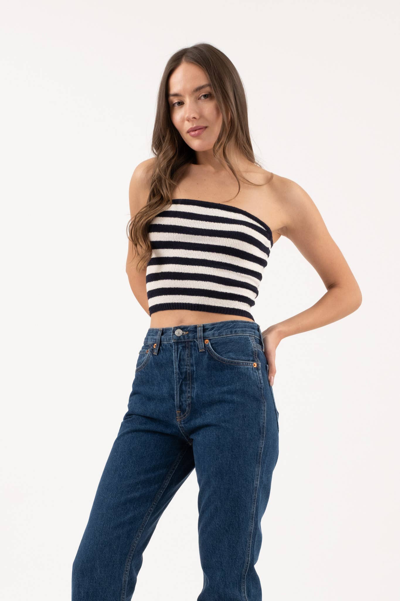 Anita Stripe Tube Top