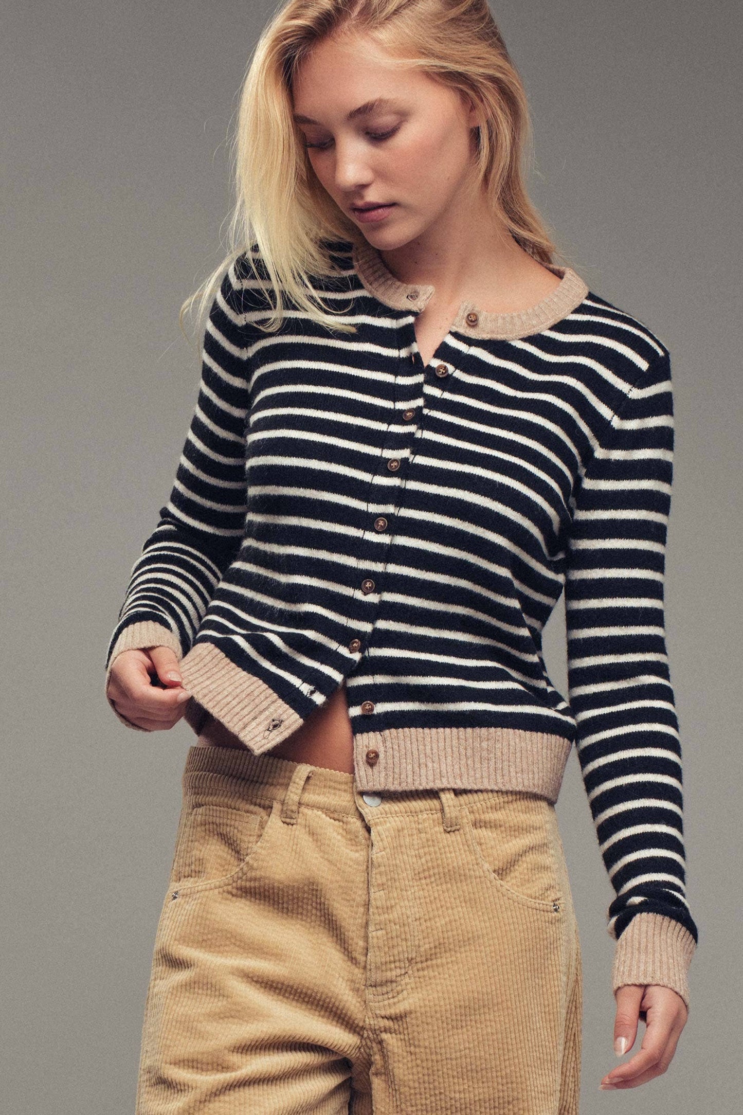 Julia Striped Cardigan