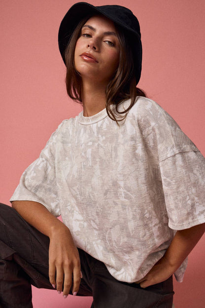 Camo Girl Ribbed Top