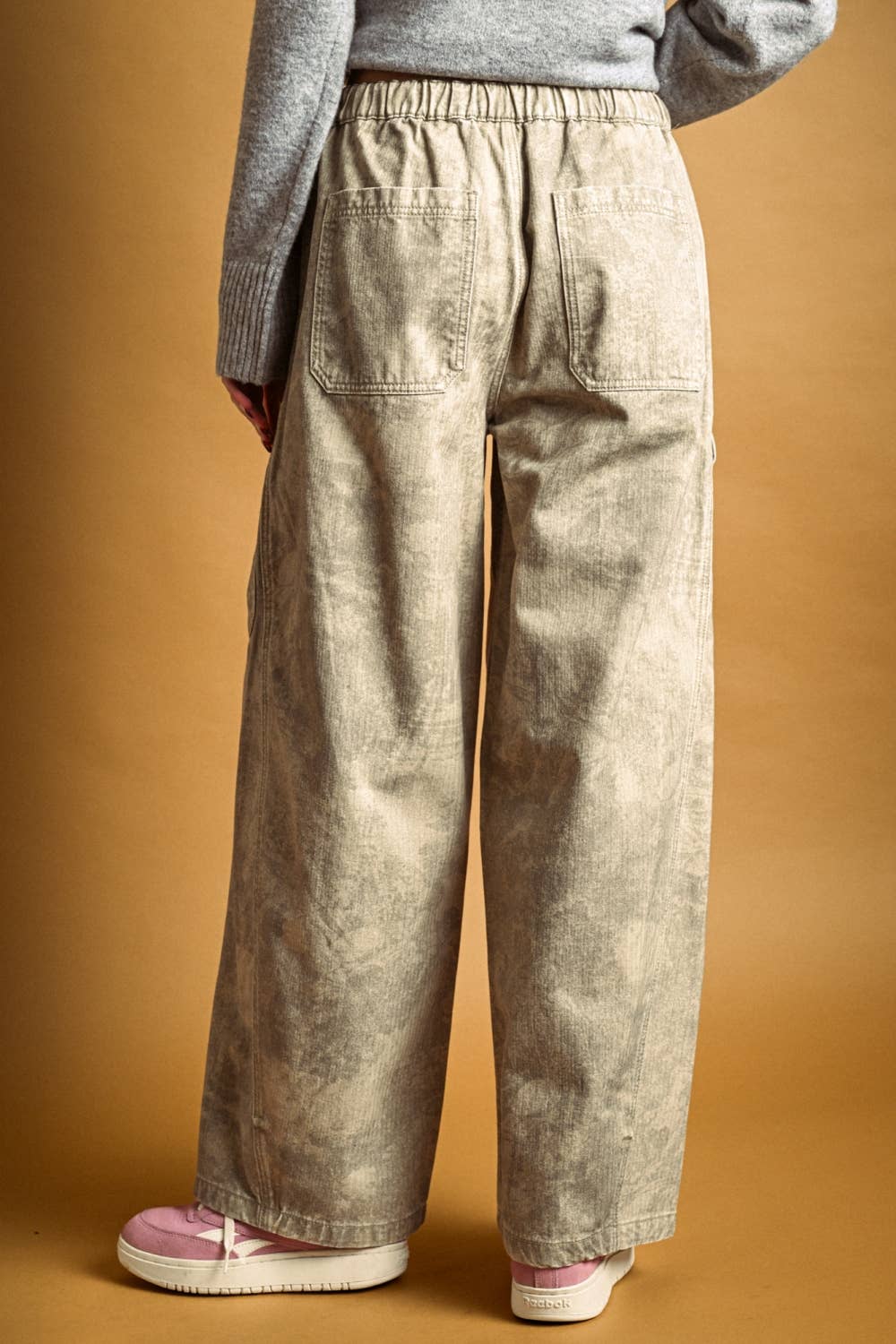 Lexi Brushed Print Cargo Pants