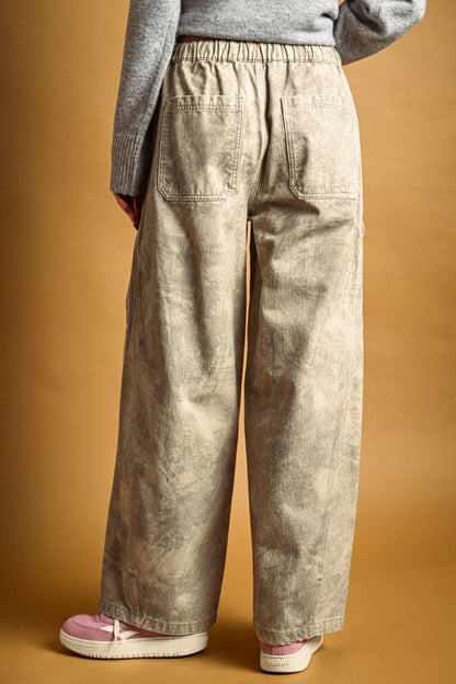 Lexi Brushed Print Cargo Pants
