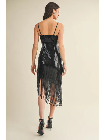 Fringe Slip Dress