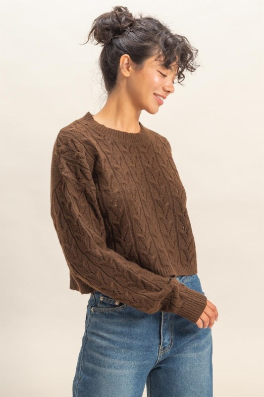 CiCi Cable Knit Sweater (5 Colors)