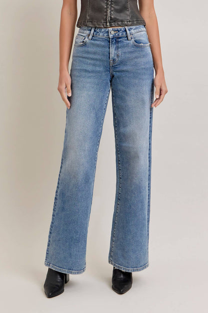 Nori Mid Rise Wide Leg Jean