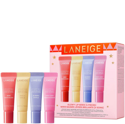 LANEIGE Mini Glowy Lip Balm 4 Piece Set