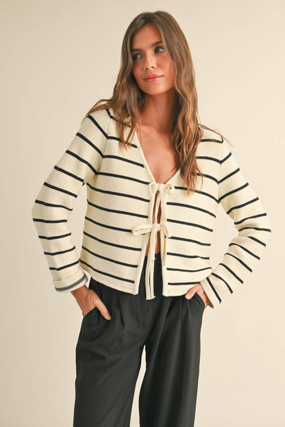 Cassie Tie Front Cardigan