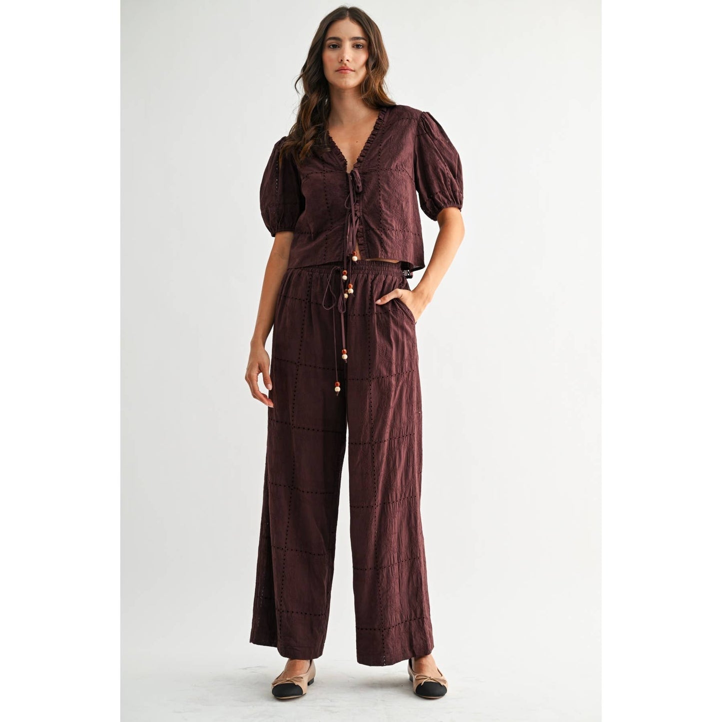 Camilla Front Tie Blouse