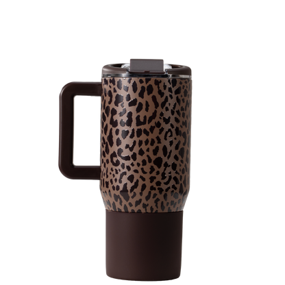 Brown Leopard 20oz Travelr