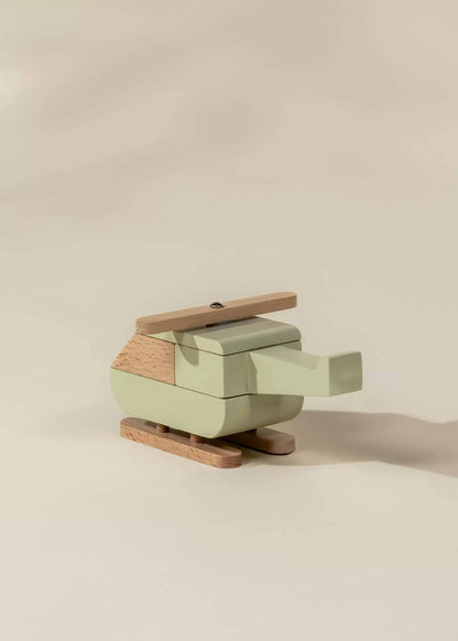 Wooden Vehicle - Helicopter