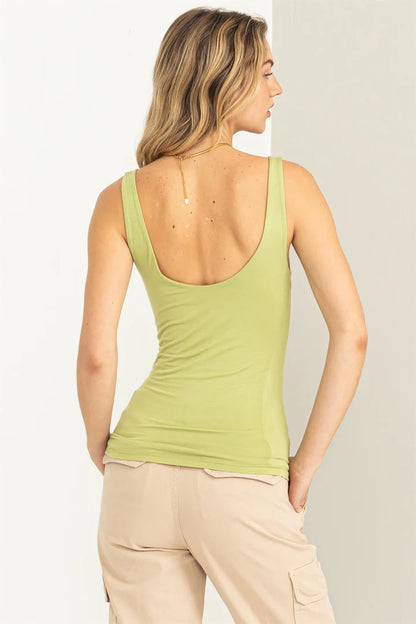 Scoop Neck Tank Top