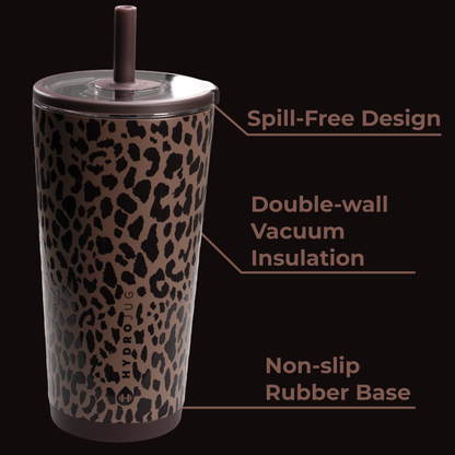 Brown Leopard 20oz Everyday Tumbler*