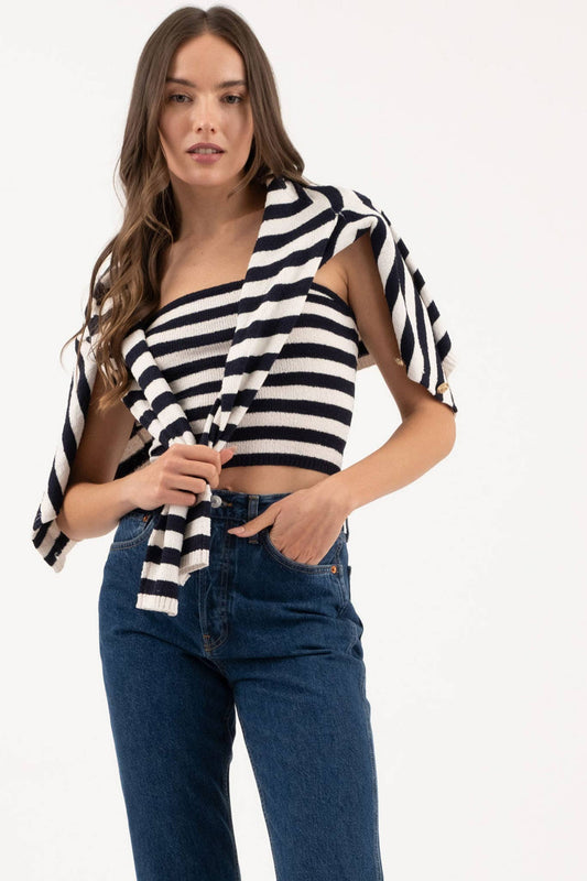 Anita Stripe Tube Top
