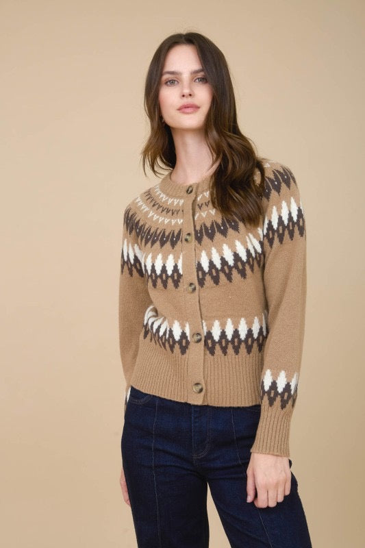 Fair Isle Cardigan (2 Colors)