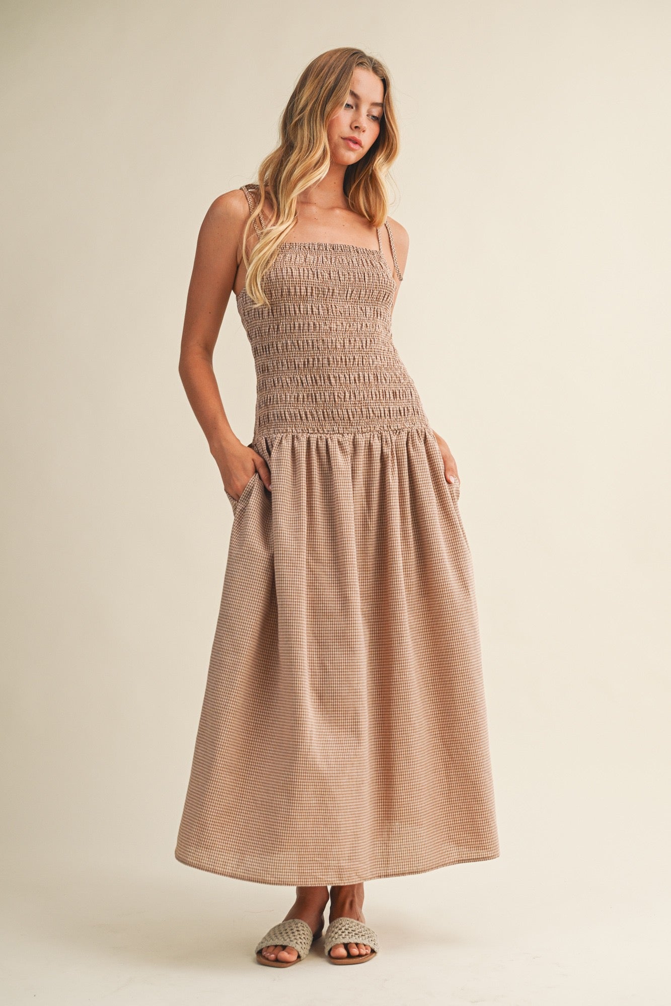 Halley Gingham Dress