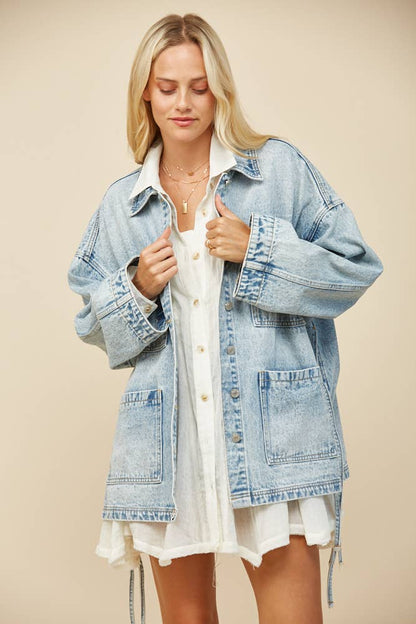 Jasmine Boho Denim Jacket