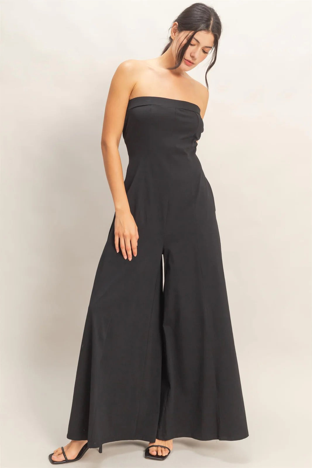 Michelle Strapless Jumpsuit (Two Colors)*