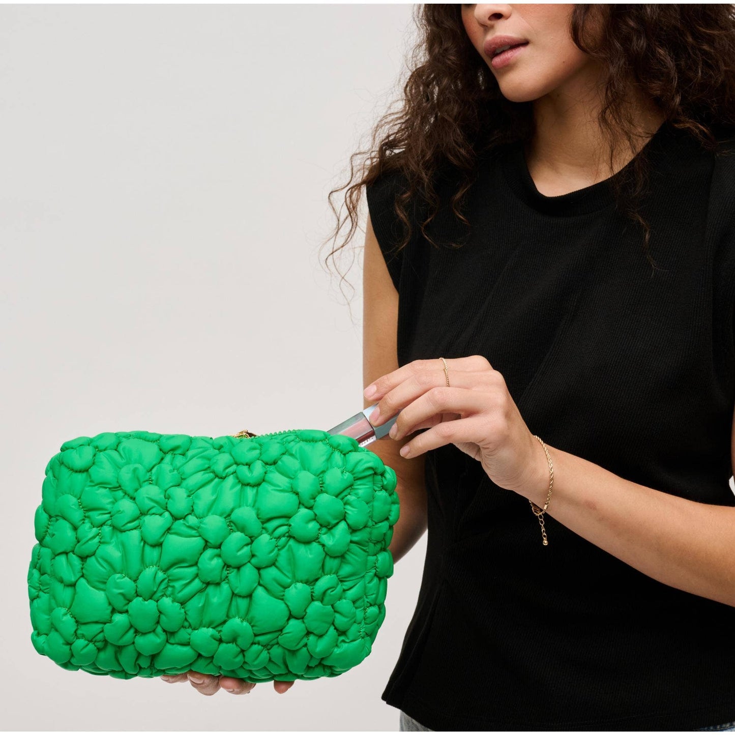 Flora Pop Nylon Cosmetic Pouch
