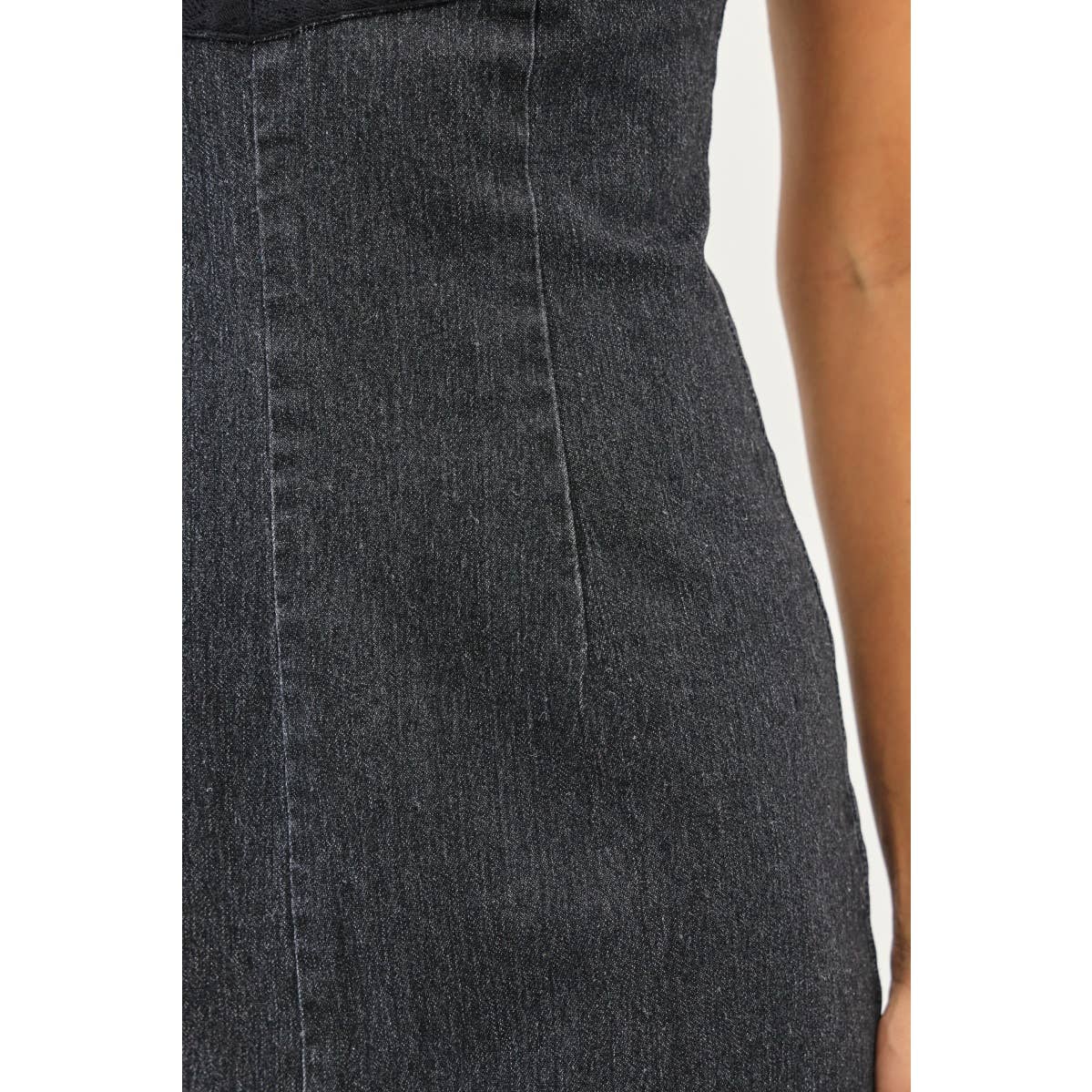 Denim and Lace Dress