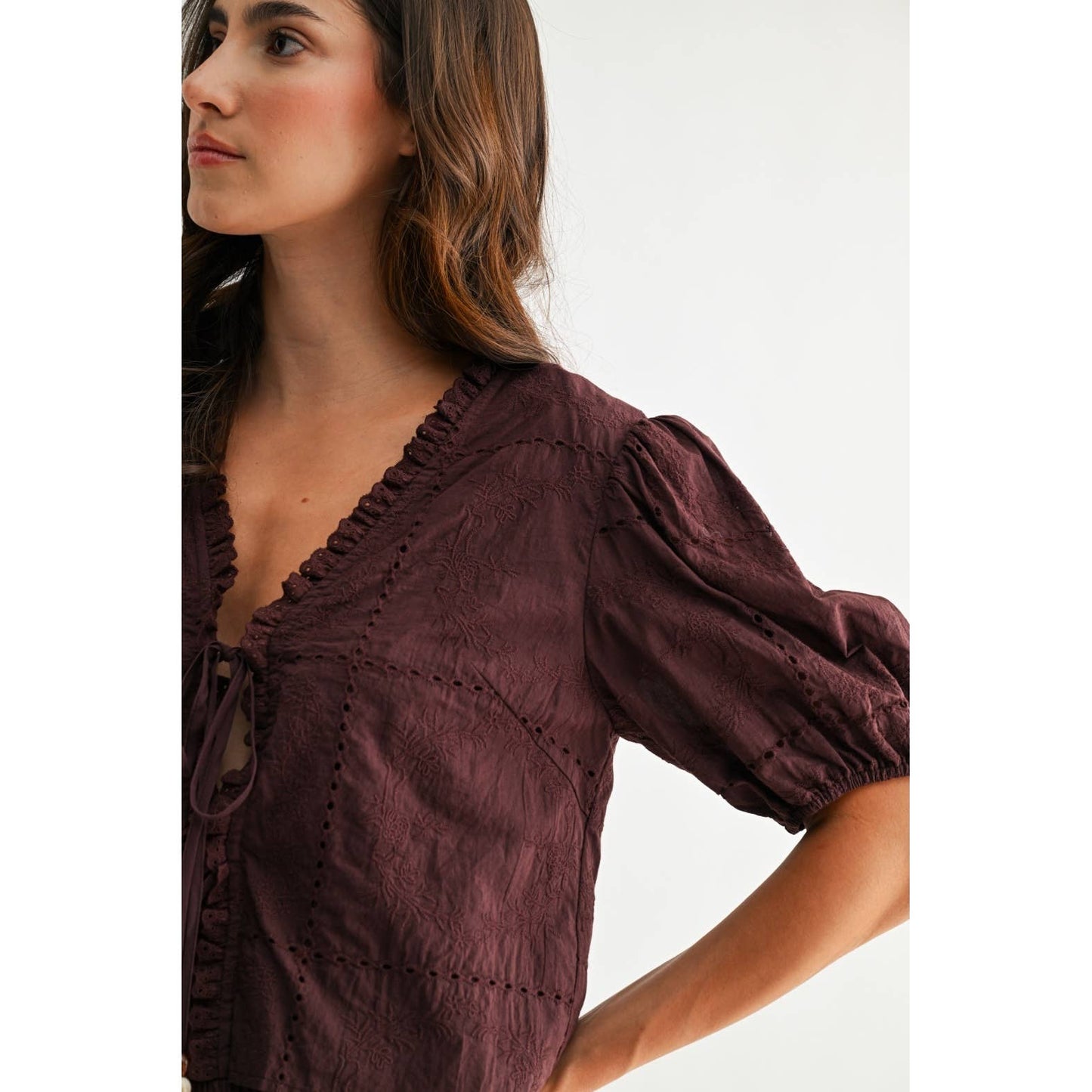 Camilla Front Tie Blouse