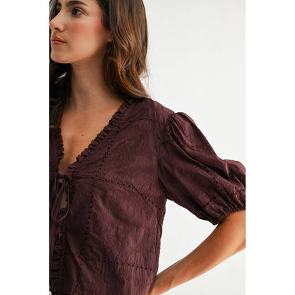 Camilla Front Tie Blouse