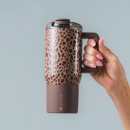 Brown Leopard 20oz Travelr