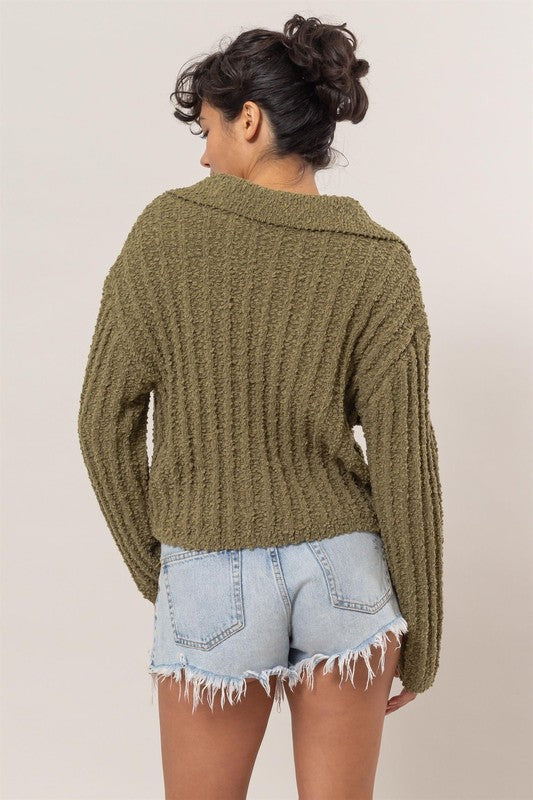 LeeAnn Collared Sweater