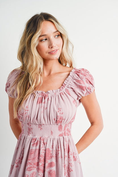 Smocked Babydoll Dress