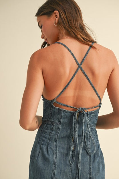 Hannah Chambray Romper