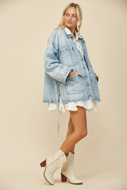 Jasmine Boho Denim Jacket