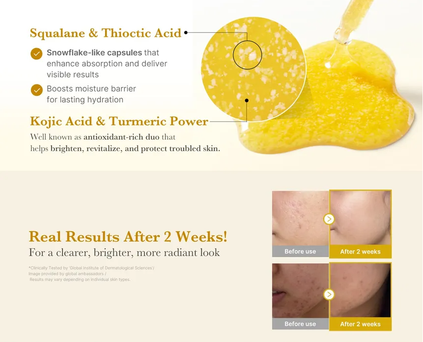 MEDICUBE Kojic Acid Turmeric Niacinamide Serum 30ml