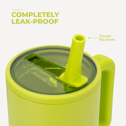 Lemon Lime HydroJug 40 oz Traveler Tumbler