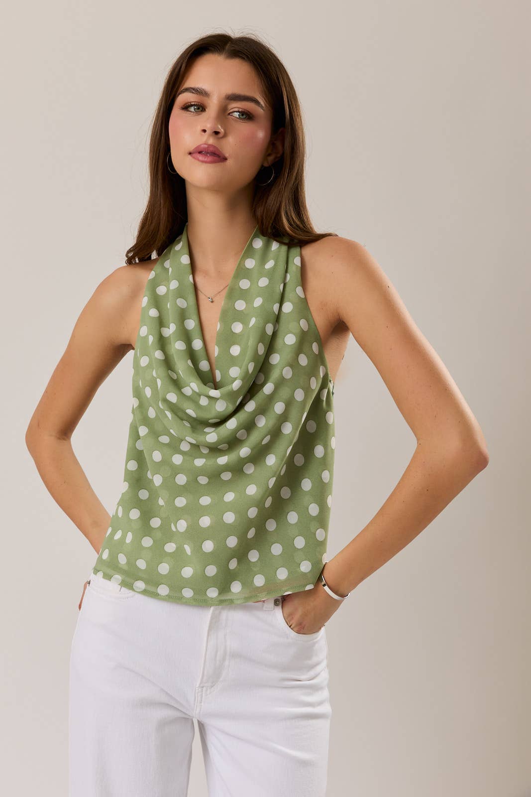 Patton Cowl Neck Top