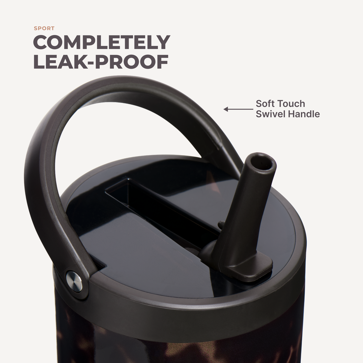 HydroJug - Mocha Tortoise 40 oz Sport Bottle