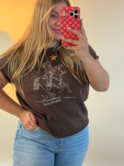 Nia Western Embroidery Sweater