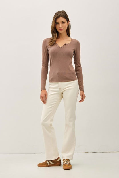 Charlotte Ribbed Tee