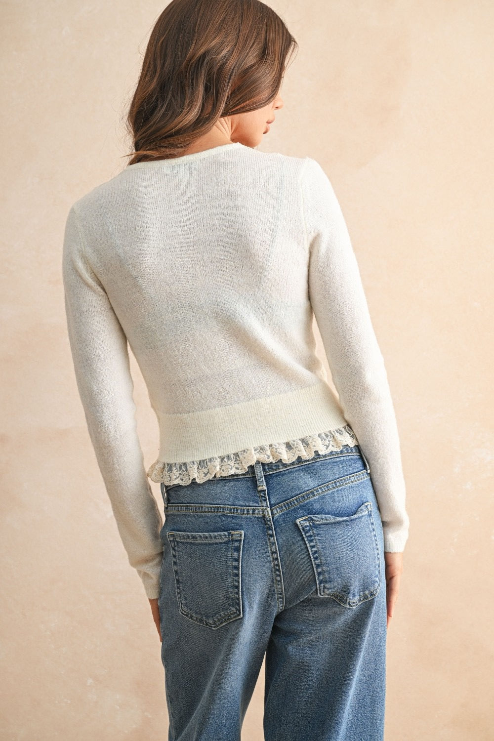 Cassey Lace Knit Cardigan