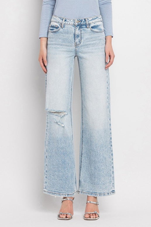 Nellee Wide Leg Jeans (Reg $64)